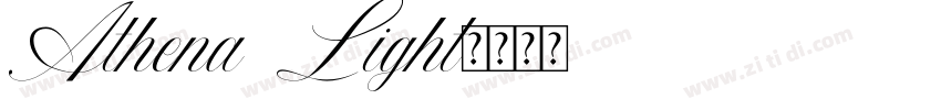 Athena Light字体转换